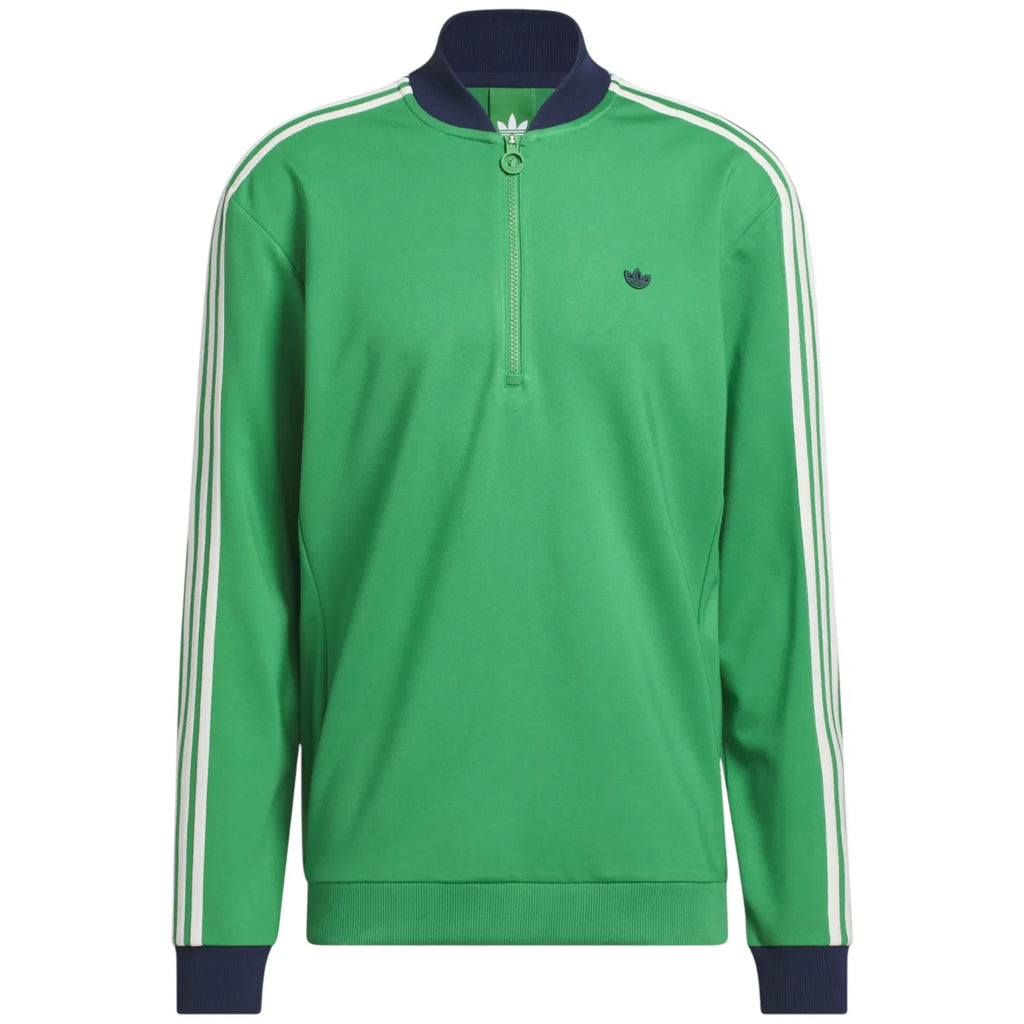 adidas Golf Originals 3 Stripes Zip Neck Sweater