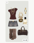 Darren Chocolate Mini Mix Collage - Darren Collage outfit reference 02