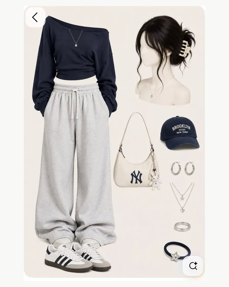 Darren Navy Lounge City Collage - Darren Collage outfit reference 04