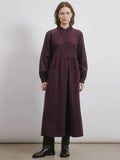 Cord Placket Midi Dress FTC maternity reference 03