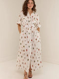 Momento Dress in Sardinia Shell FTC maternity reference 15