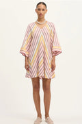 Martha Mini Dress in Pink Mist FTC maternity reference 26