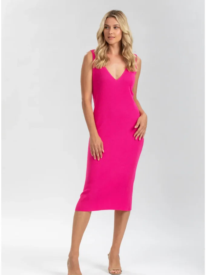 Imperfect Allison Pink Fitted Dress – Faded (M)