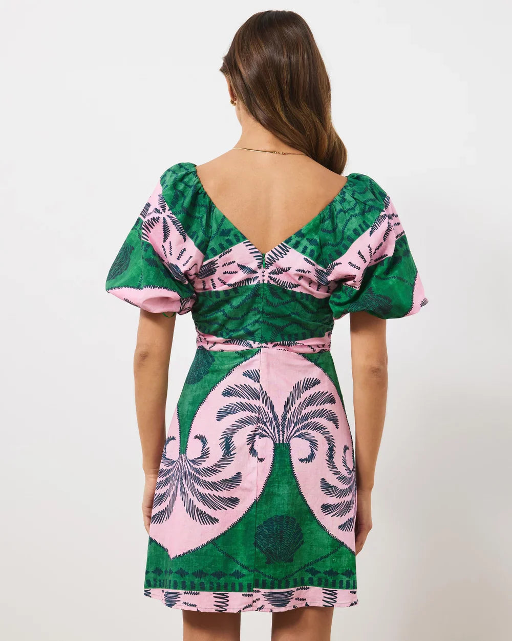 Maldives Linen Blend Mini Dress