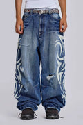 Jaded London Light Wash Blade XL Colossus Jeans image 1