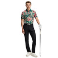 J Lindeberg Bridger Tour Print Golf Polo Shirt
