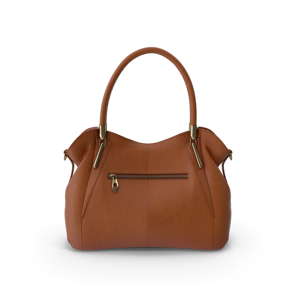 Leather crossbody bag front