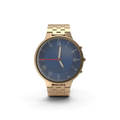 Minimal gold watch front
