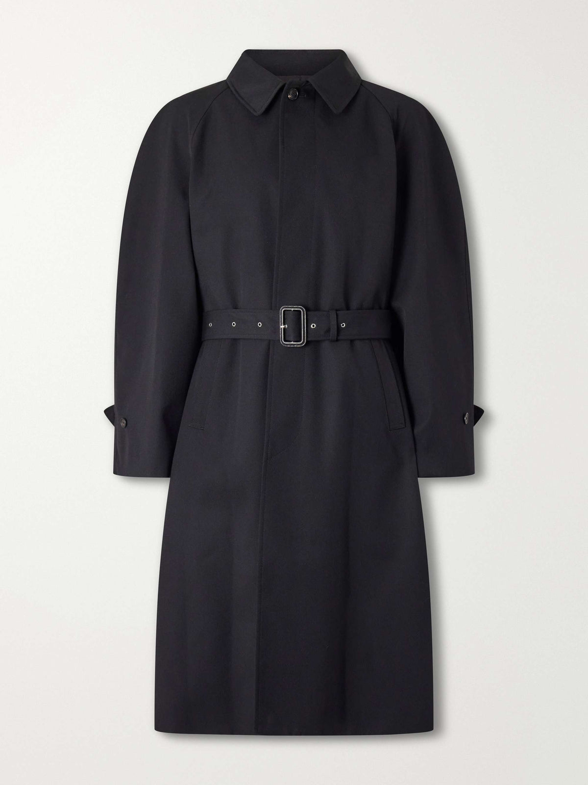CELINE — Belted Wool-Gabardine Trench Coat
