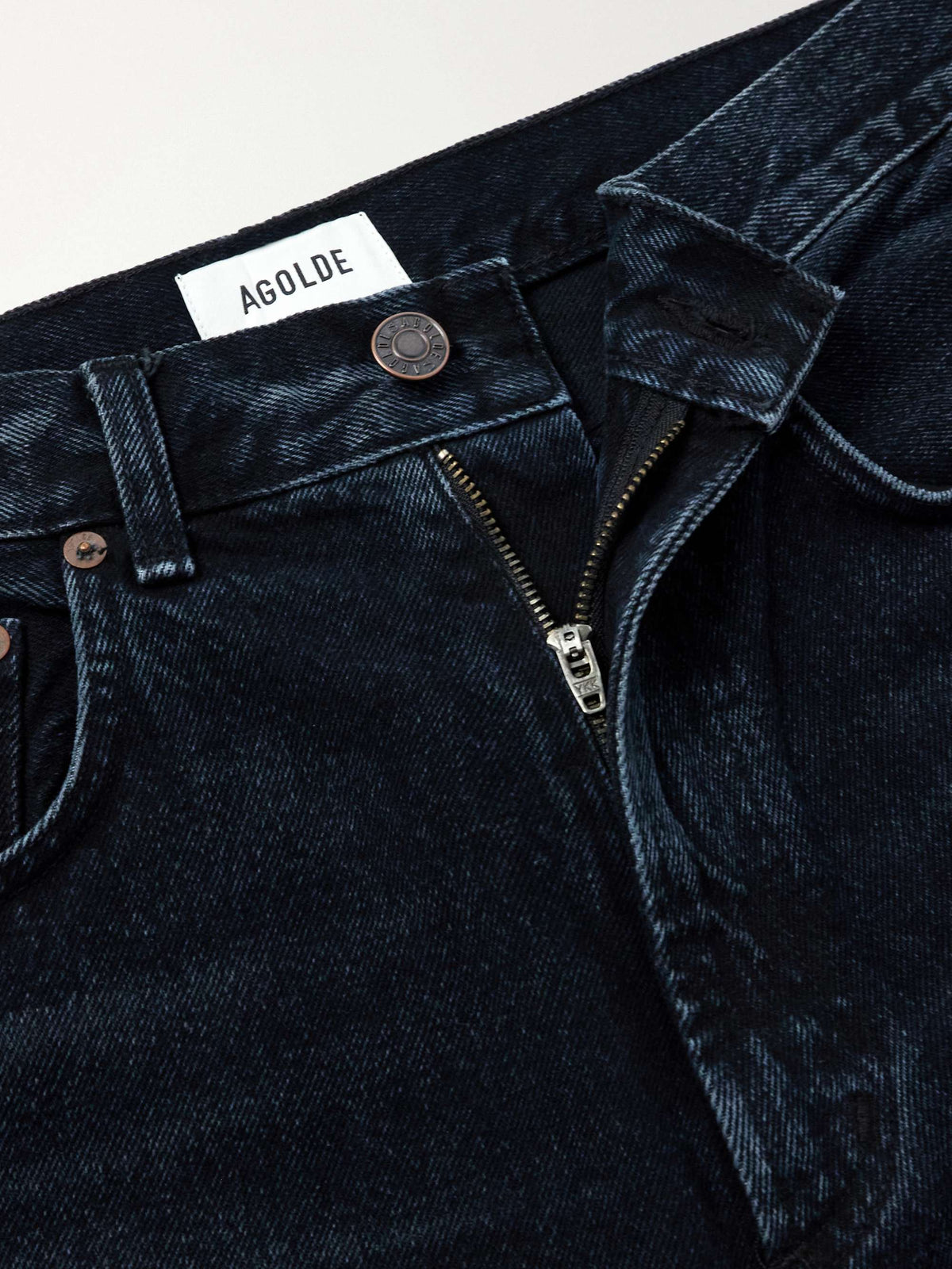 AGOLDE Deka Organic Wide-Leg Jeans — individual garment detail