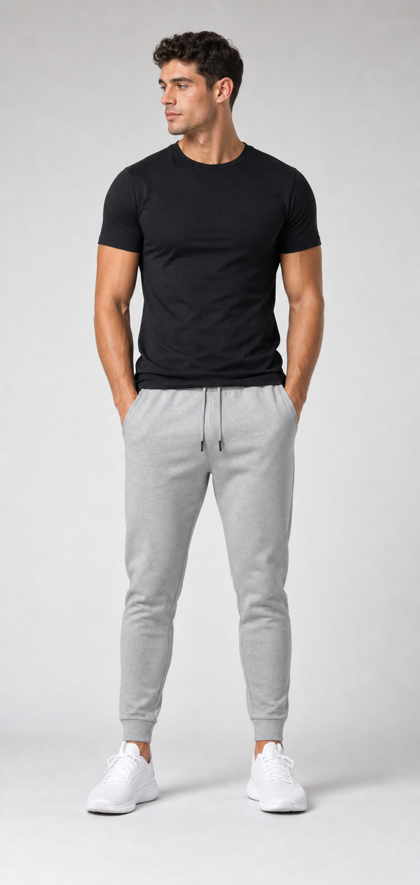 Velox True Fit demo men's tapered recovery joggers product photo