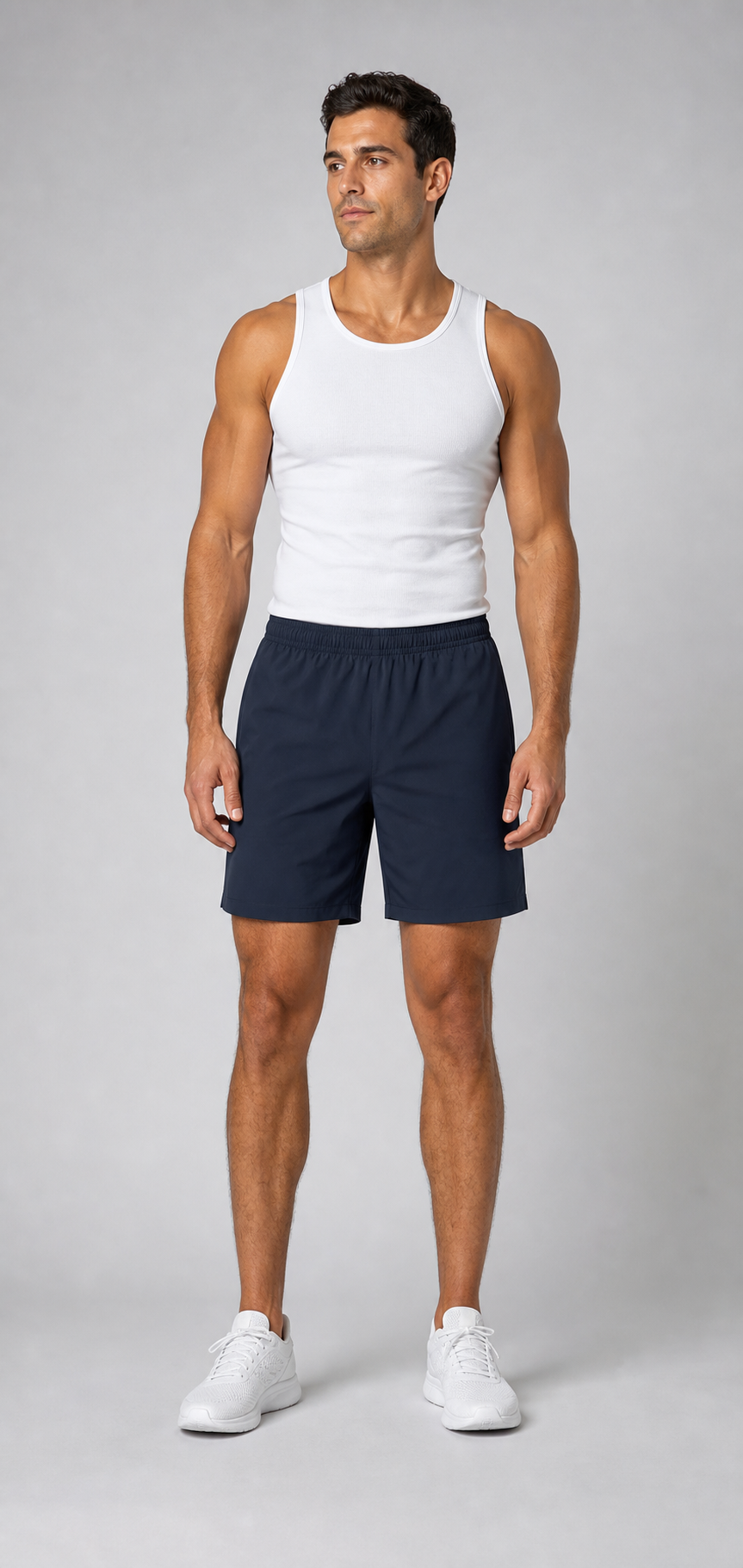 Velox True Fit demo men's woven training shorts product photo